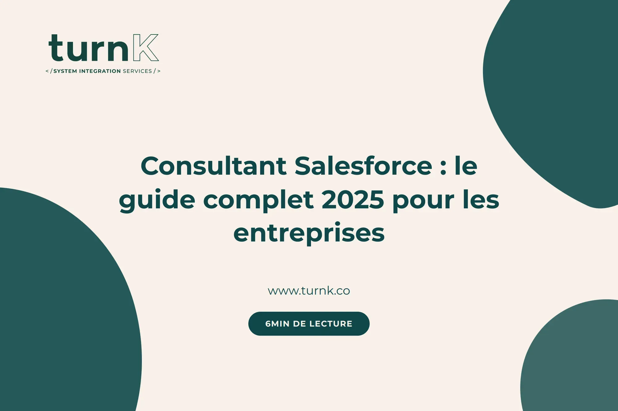 Visuel illustrant le rôle d’un consultant Salesforce en entreprise