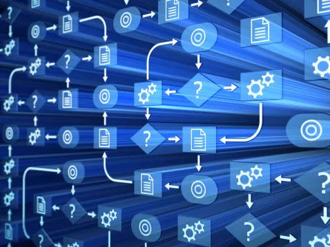 Visuel illustrant l’automatisation des tâches comme levier de productivité