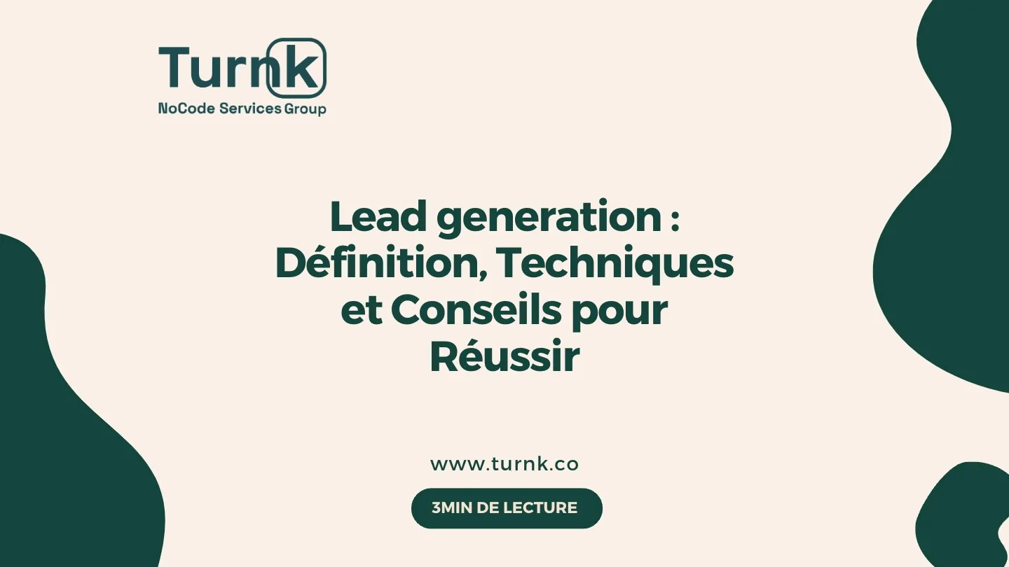 Visuel illustrant la lead generation : définition, techniques et conseils