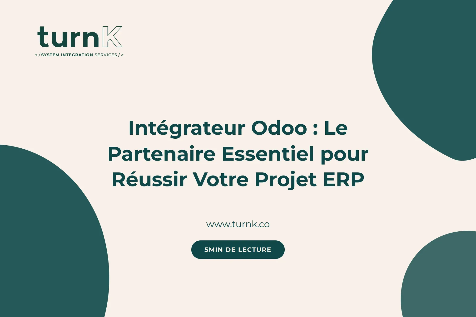 Visuel illustrant le rôle d’un intégrateur Odoo dans un projet ERP