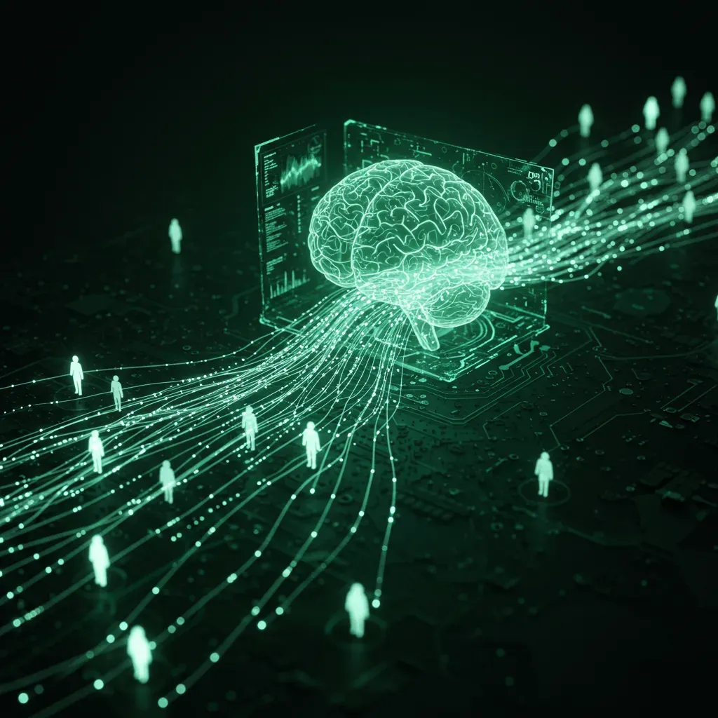 Visuel illustrant l’automatisation des tâches marketing