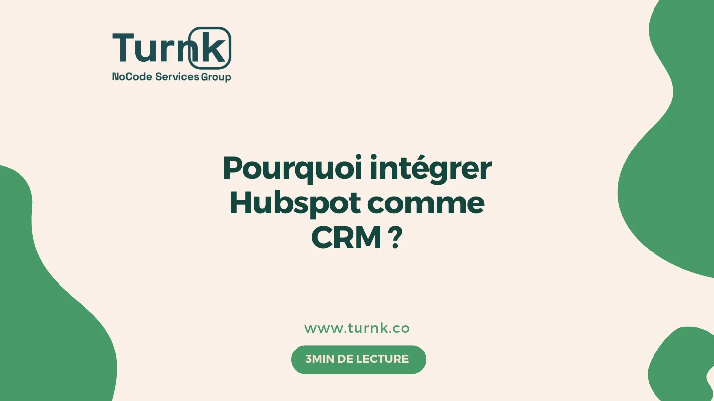 Visuel illustrant l’intégration de HubSpot comme CRM