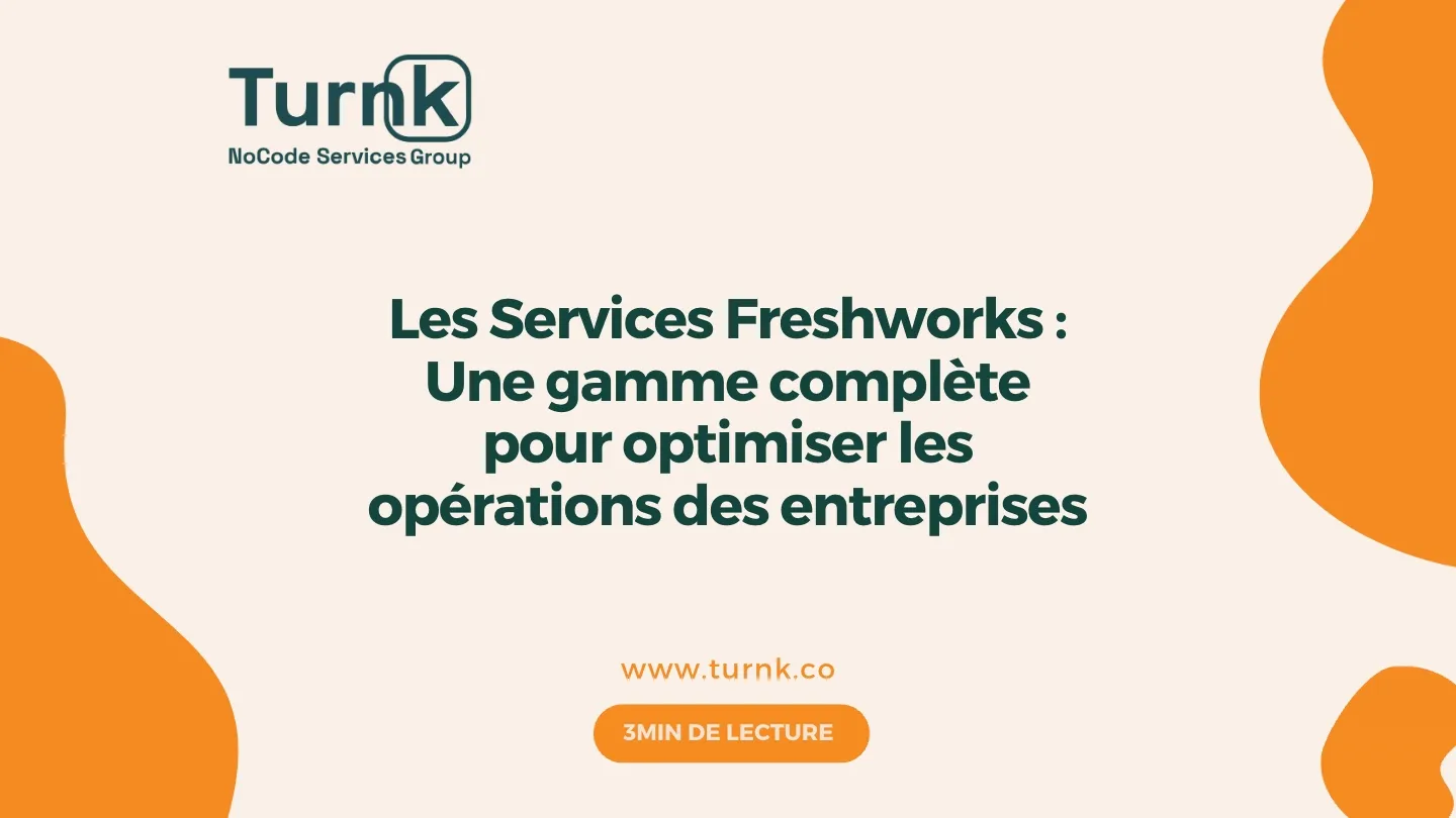 Visuel illustrant les services de la gamme Freshworks