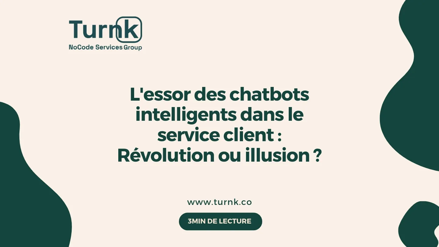 Visuel illustrant les chatbots intelligents dans le service client