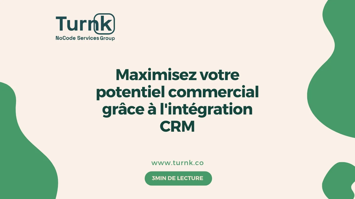 Visuel illustrant l’intégration du CRM pour le potentiel commercial